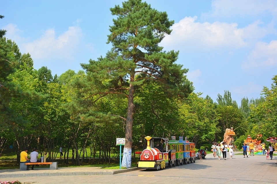 太阳岛风景区坐落在哈尔滨市松花江北岸,是哈尔滨市面积最大的一座