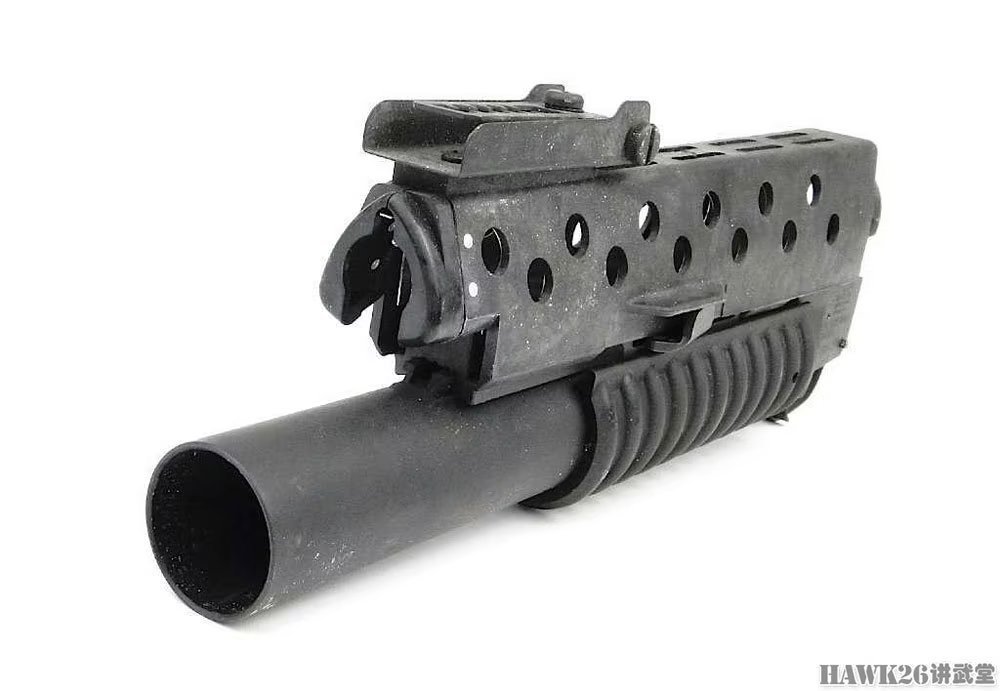 美军标志性武器m203下挂榴弹发射器 采用高低压原理 弥补火力空白