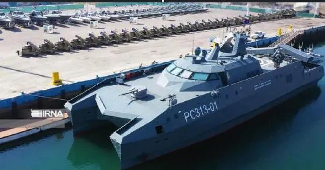 伊朗数百吨的导弹艇,航速高火力猛隐形好,适合在波斯湾上打游击_腾讯