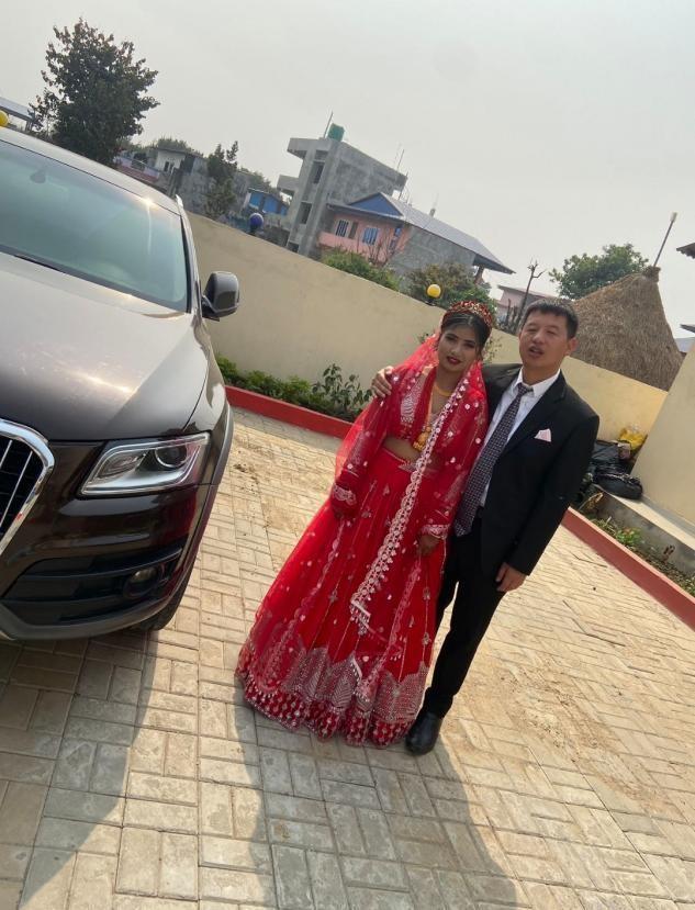 (我和尼泊尔媳妇认识20天就结婚了)我欣喜万分,没想到幸福来得这么快