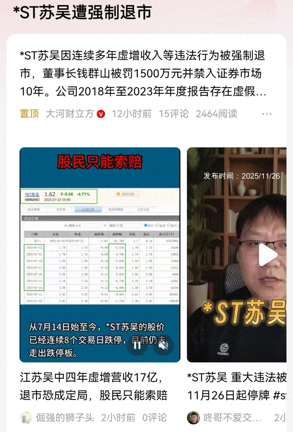 被强制退市了！从做校服到医美，为何公司还能涨停5连板？-腾讯新闻