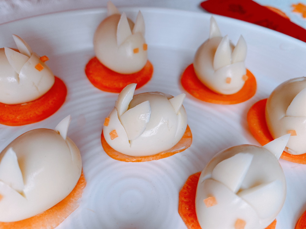 年夜饭创意菜之玉兔迎春,做法简单,好吃有营养,寓意前途似锦_腾讯新闻