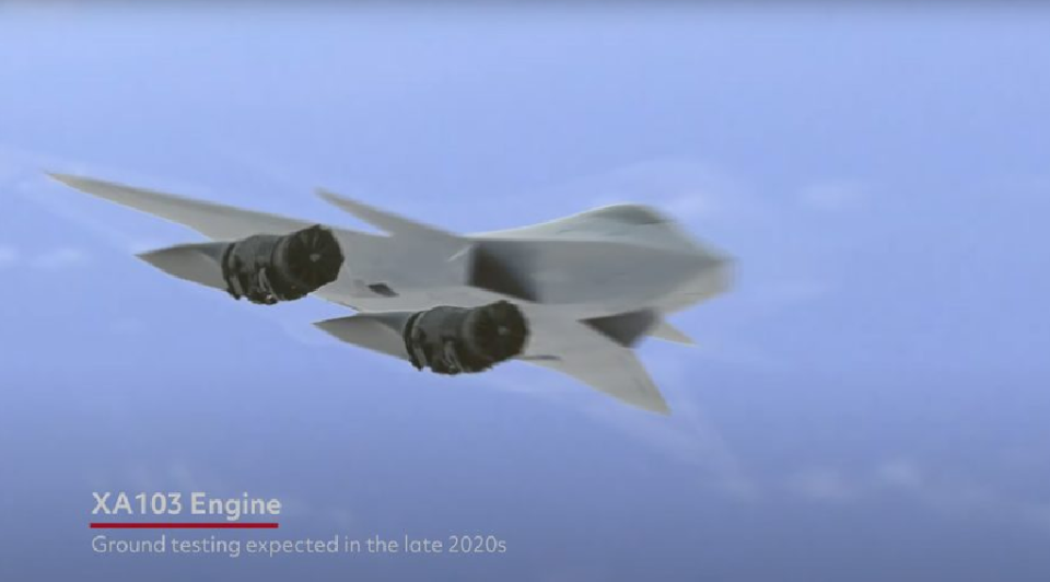 XA103引擎视频曝光：F/A-XX六代机鸭翼很迷人