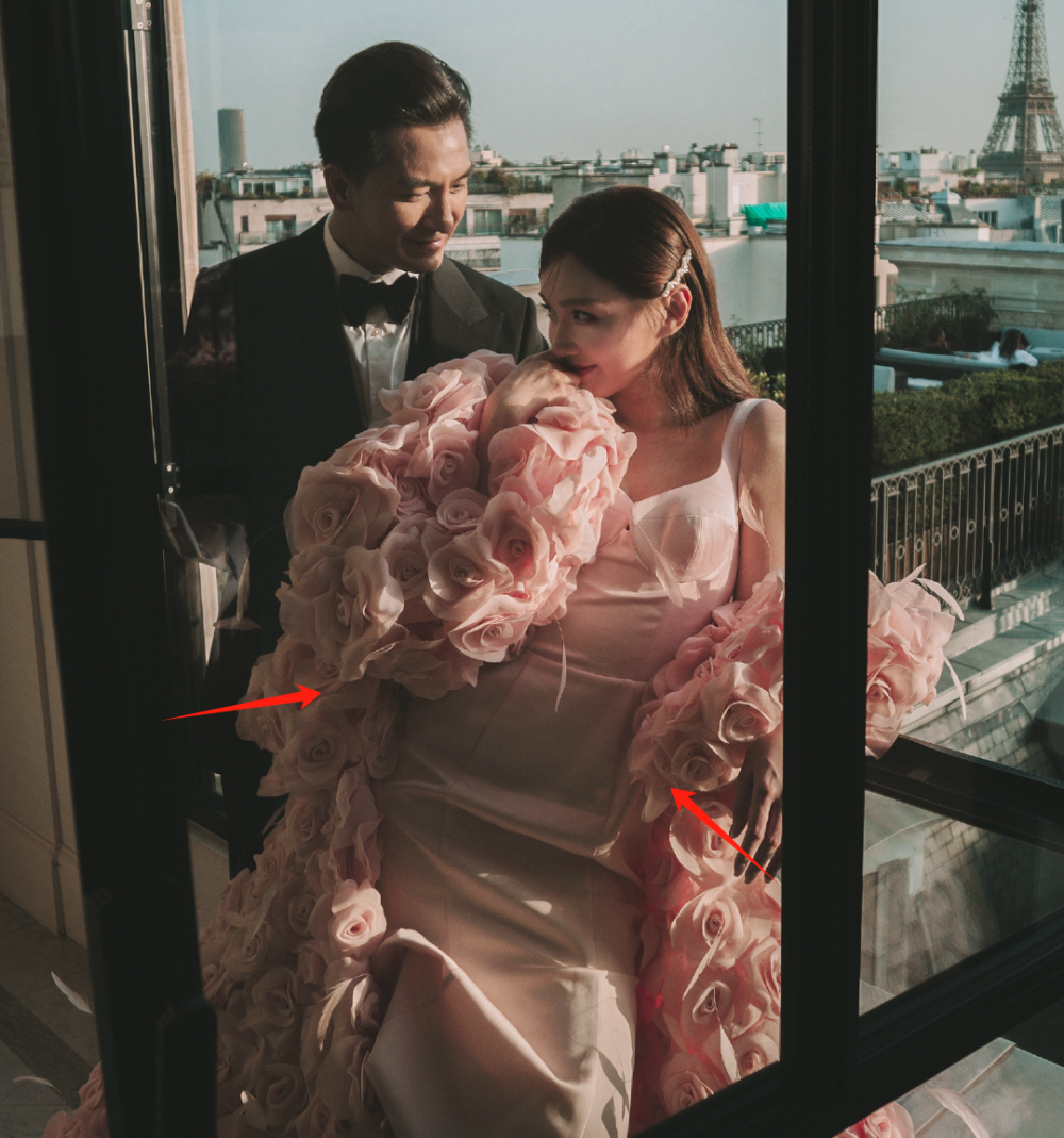 妻子汤洛雯腰线显粗疑怀孕,婚礼排场完胜前任