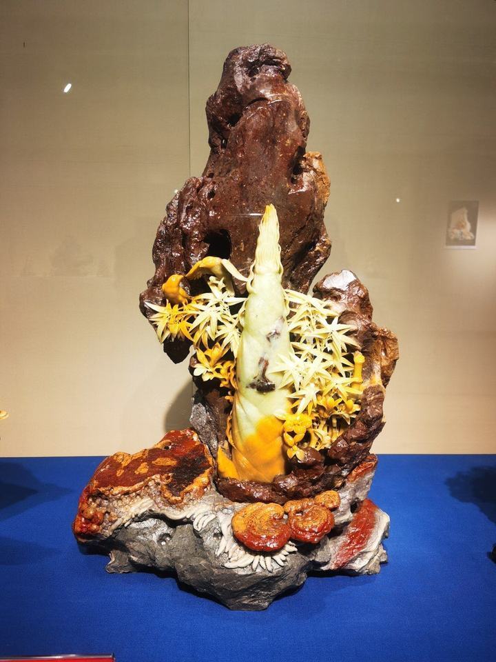 春 龙蛋石万紫千红总是春 青田封门红花冻石百财 南美冻石秋实 青田