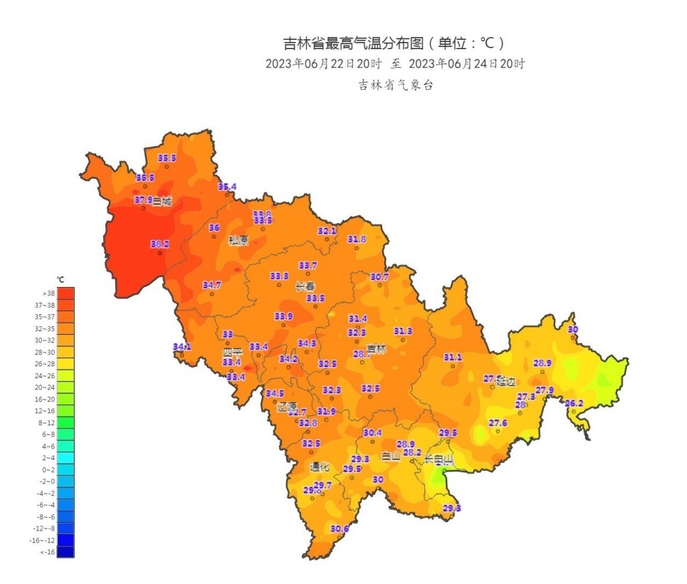 端午節假期梨樹化石山437吉林省氣溫最高地