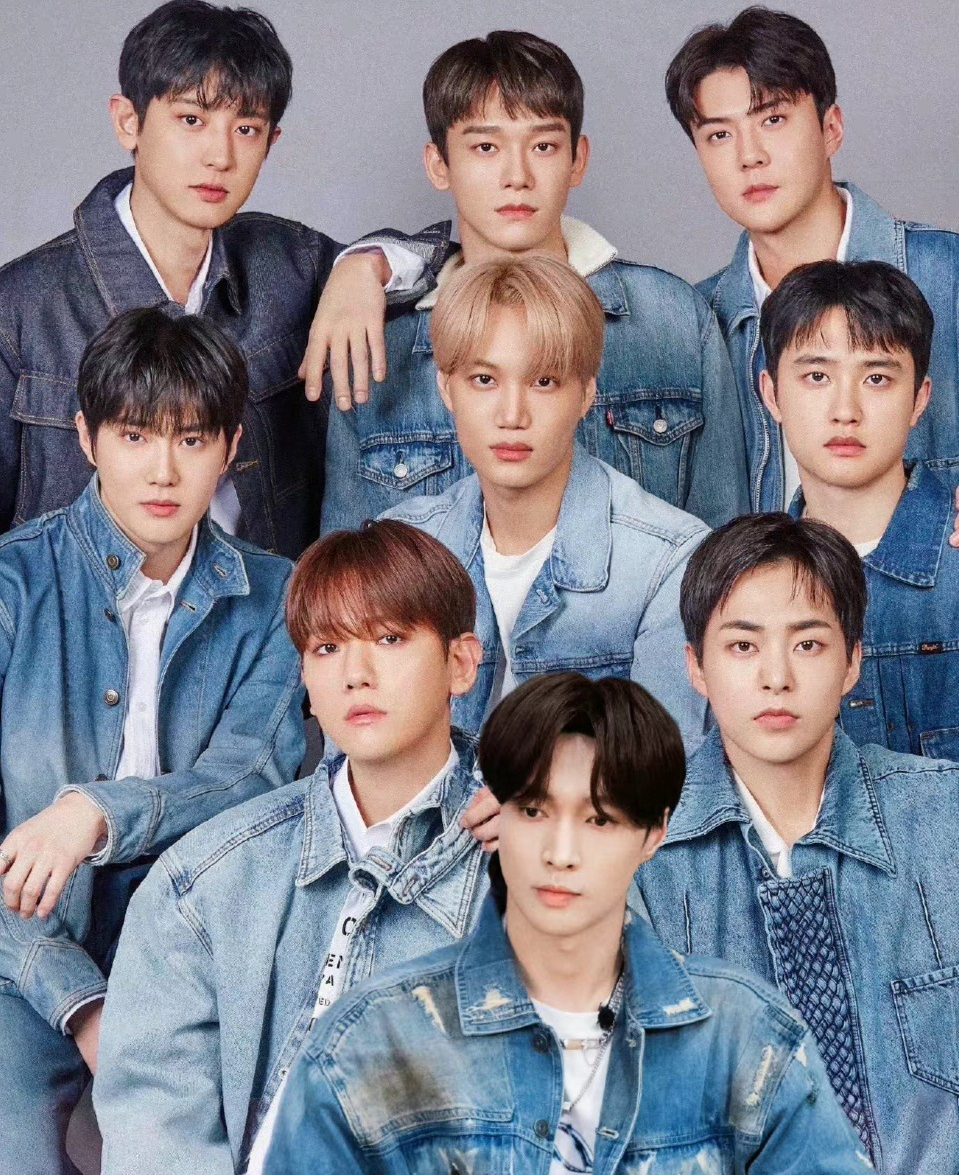 exo初始是一个十二人组成的男团,随着三位中国成员的离开,男团只剩下9