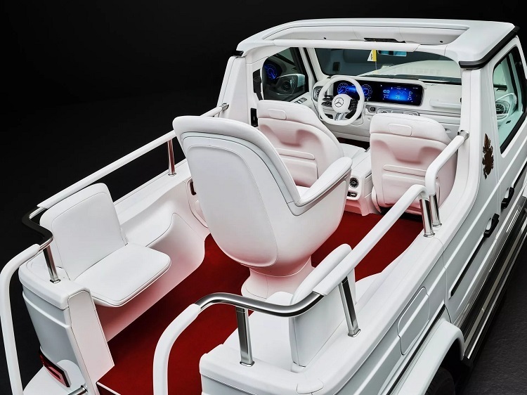 教皇专用！纯电奔驰G580定制车正式交付-腾讯新闻