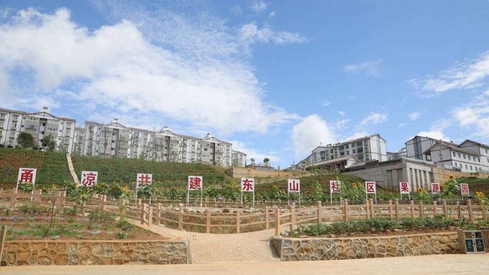 "7月14日,四川凉山州金阳县天地坝镇东山社区举行集体经济分红仪式