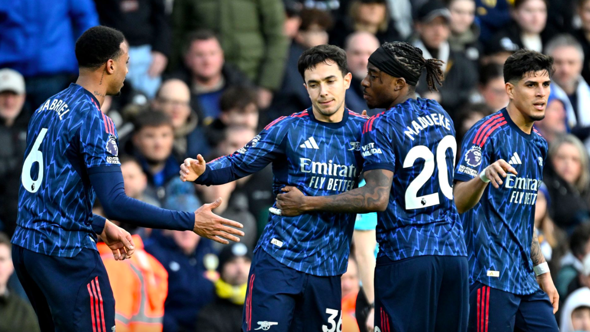 近4輪首勝！英超：阿森納4-0利茲聯 馬杜埃凱助攻+造烏龍 約克雷斯破門