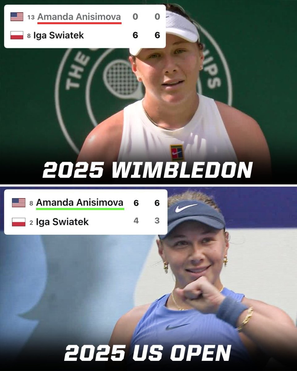 知耻后勇！美国女将吞双蛋后复仇斯瓦泰克 复制大小威壮举