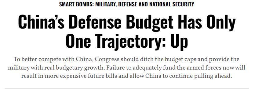 美媒抗议中国军费增长太快,想让中国省银子,攒着给西方赔款?_腾讯新闻