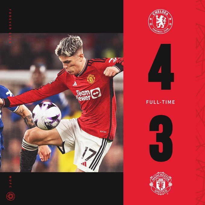 2轮丢5分曼联球迷攻陷官推快解雇小丑滕哈格又被c罗看笑话