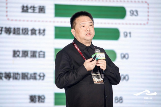 在"国潮起·万物生"良渚2023科技国潮产业大会上,均瑶健康副董事长,总