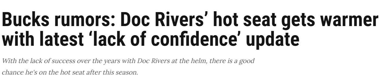 執教雄鹿95勝99負！曝老里遭遇下課危機 多名球員對他缺乏信心 - 