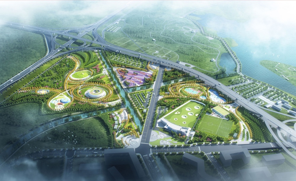 汉阳区13个重大项目集中开工,龙阳湖畔将新增花海康养乐园,童话森林