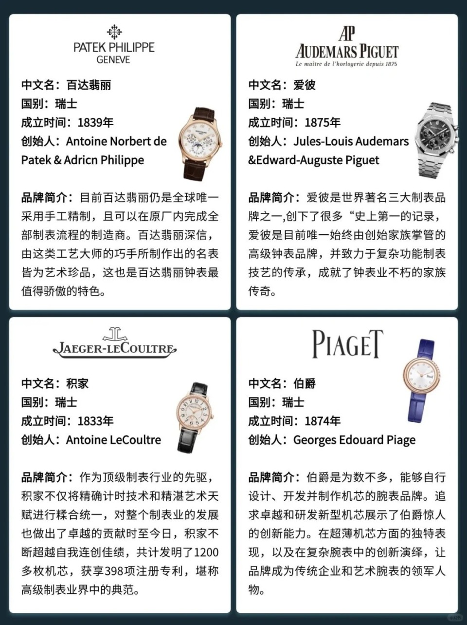 世界名表排行榜，你最喜欢哪一个？-腾讯新闻