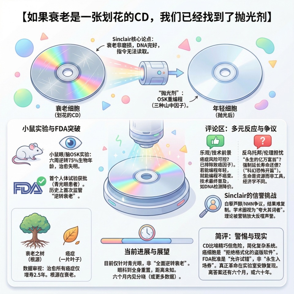 如果衰老是一张划花的CD，我们或许找到了抛光剂_腾讯新闻