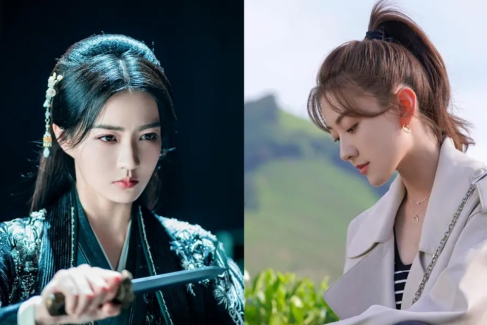 女演员的长相很重要,同样30岁的徐璐与梁洁对比,妩媚与骨感一目了然