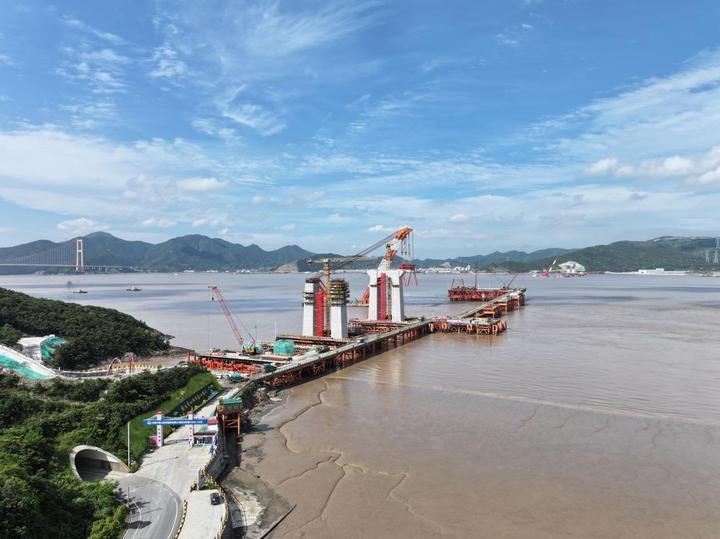 甬舟铁路又进一步,全线第一个锚碇施工取得新进展