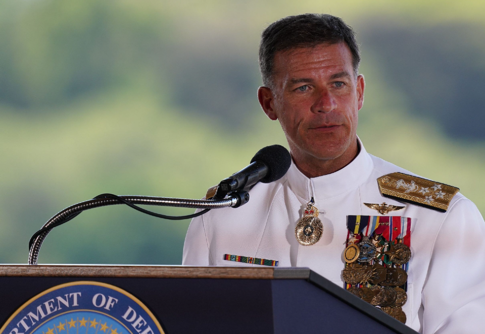 美司令称大陆2027年收台,我外交部回应:绝不允许台湾被分裂出去_腾讯