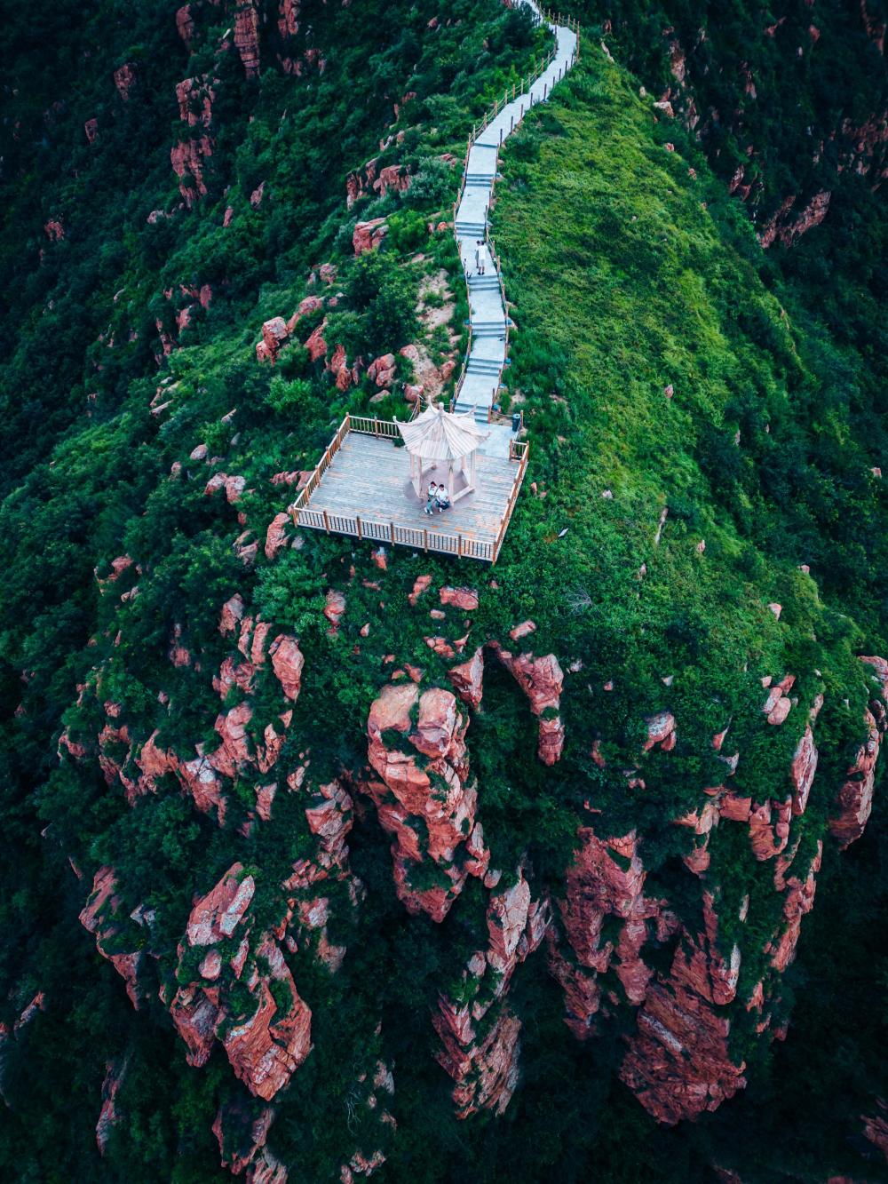 郑州伏羲山景区天梯图片