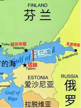 在芬兰湾上建大桥,把芬兰首都赫尔辛基和爱沙尼亚首都塔林连接起来