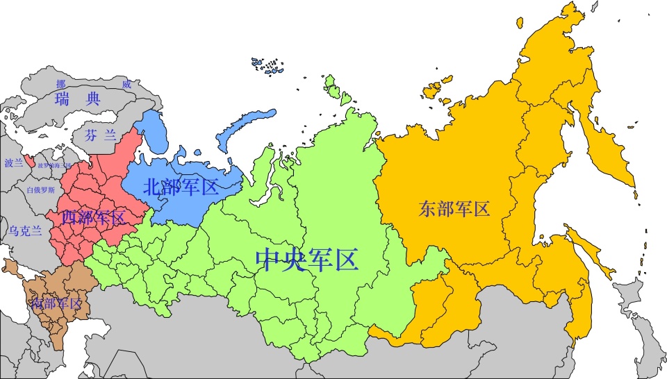 北约与俄罗斯地图图片