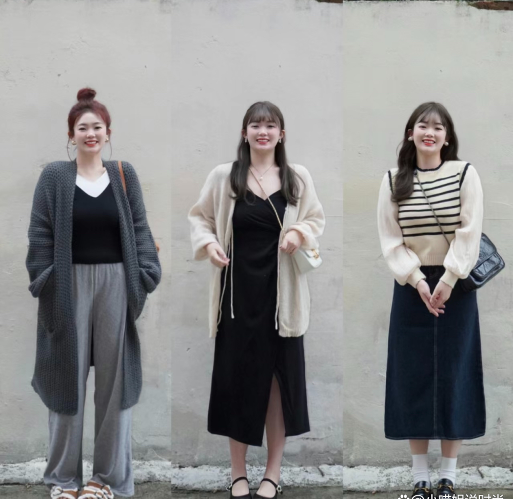 终于找到适合腿粗女生的穿搭模板春天这样穿遮肉又好看