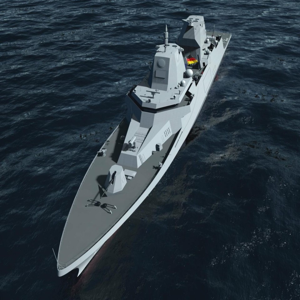 德国增购2艘f126型护卫舰,吨位过万火力不足,仅有16个垂发单元