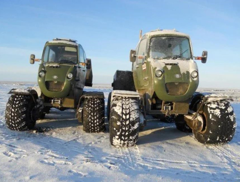 俄罗斯xpen雪地/沼泽全地形车,不逊于履带车的设计