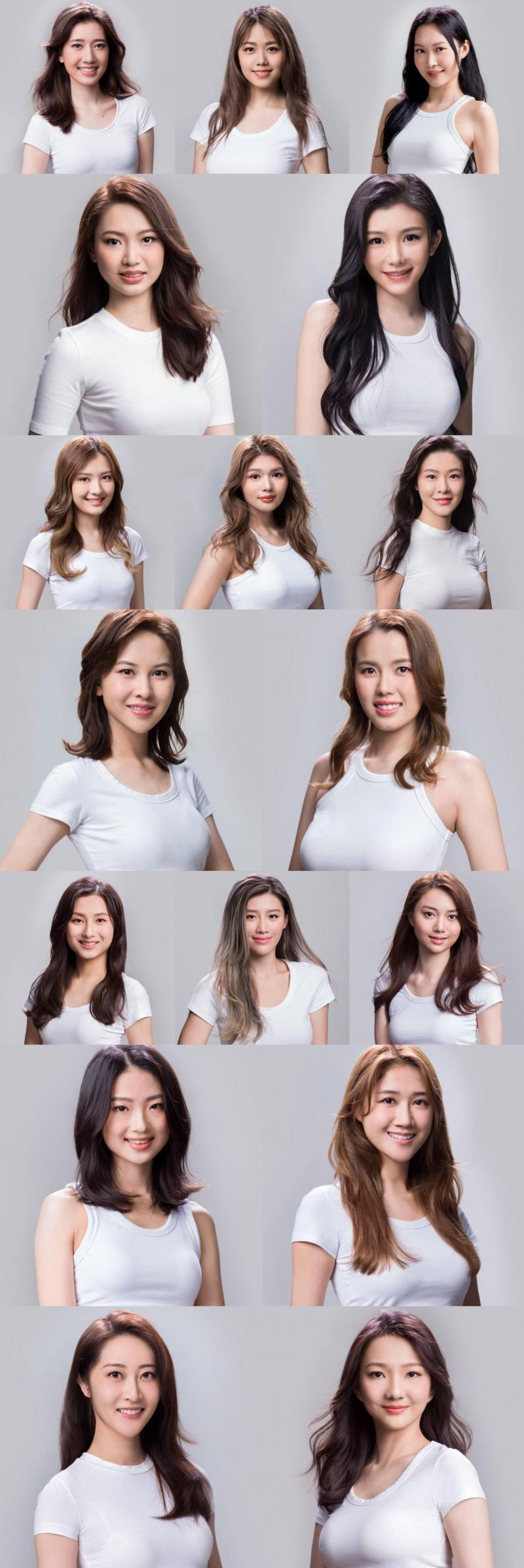 "2023香港小姐"17位候选人亮相