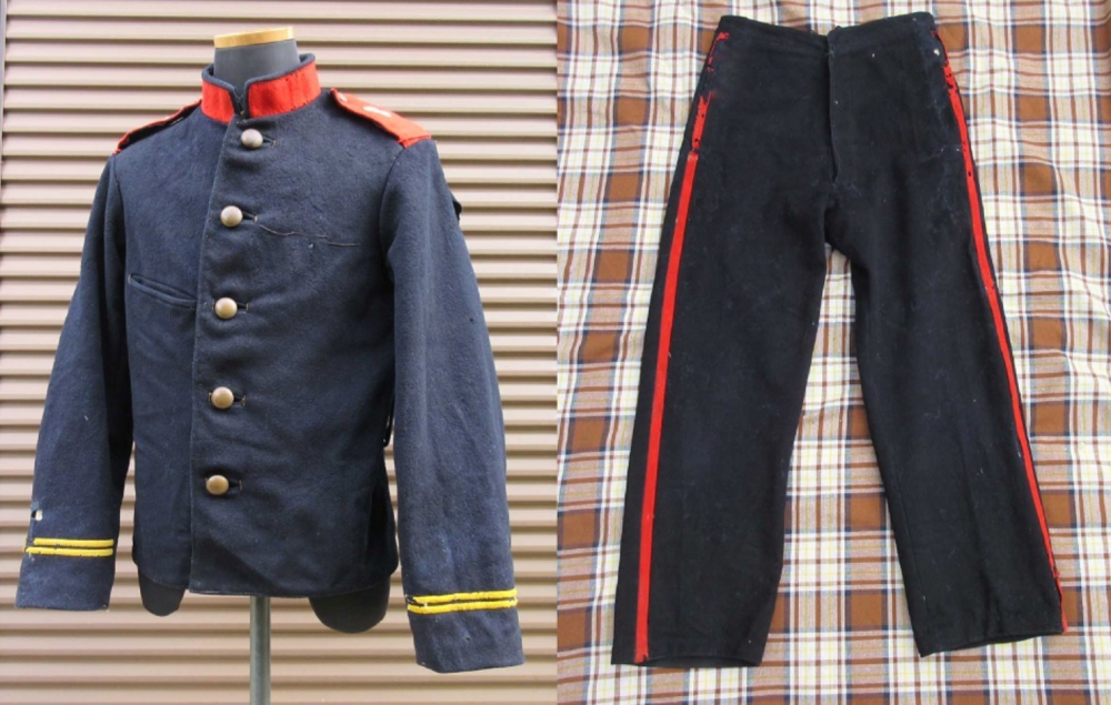 2,明治十九年式军服曾在八国联军侵华期间,日本军队就大量佩戴这种