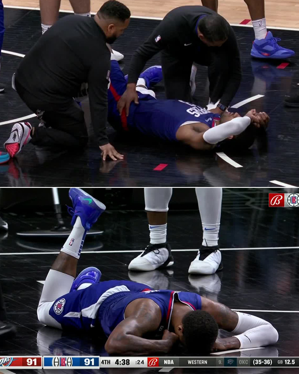 快船官宣保罗乔治因右膝扭伤赛季报销他2014年右小腿曾遭遇骨折