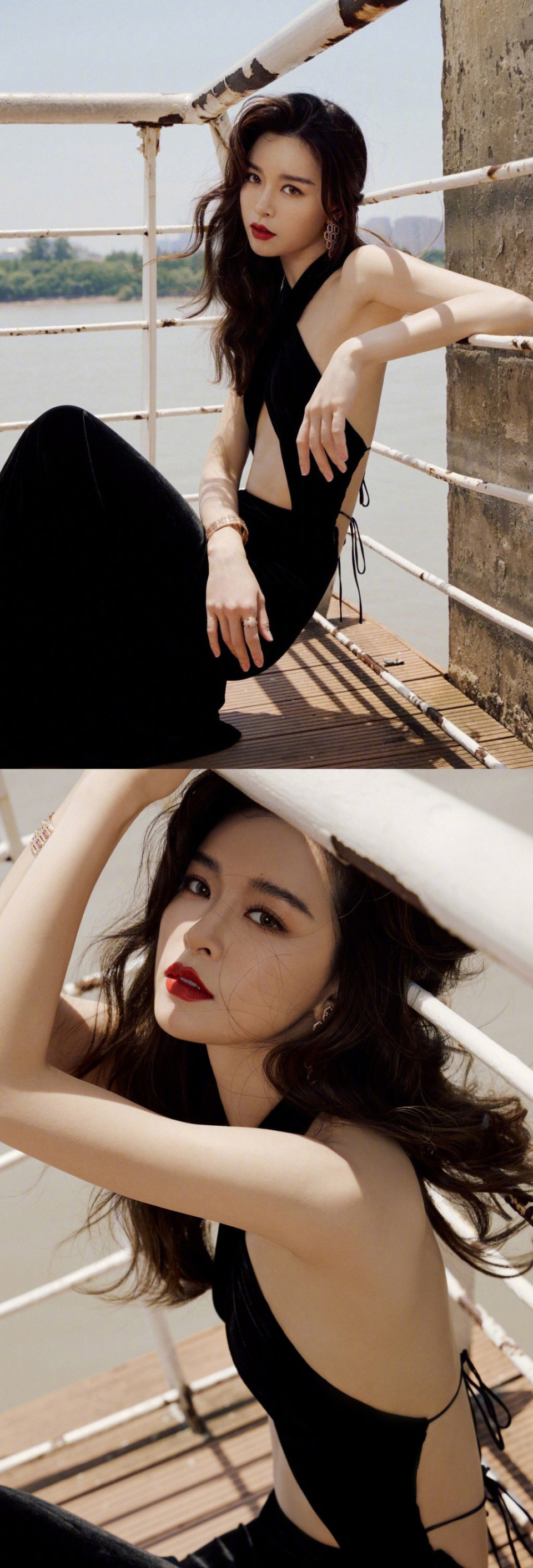 35岁文咏珊露背裙出席活动,生图曝光,尽显超s型身材