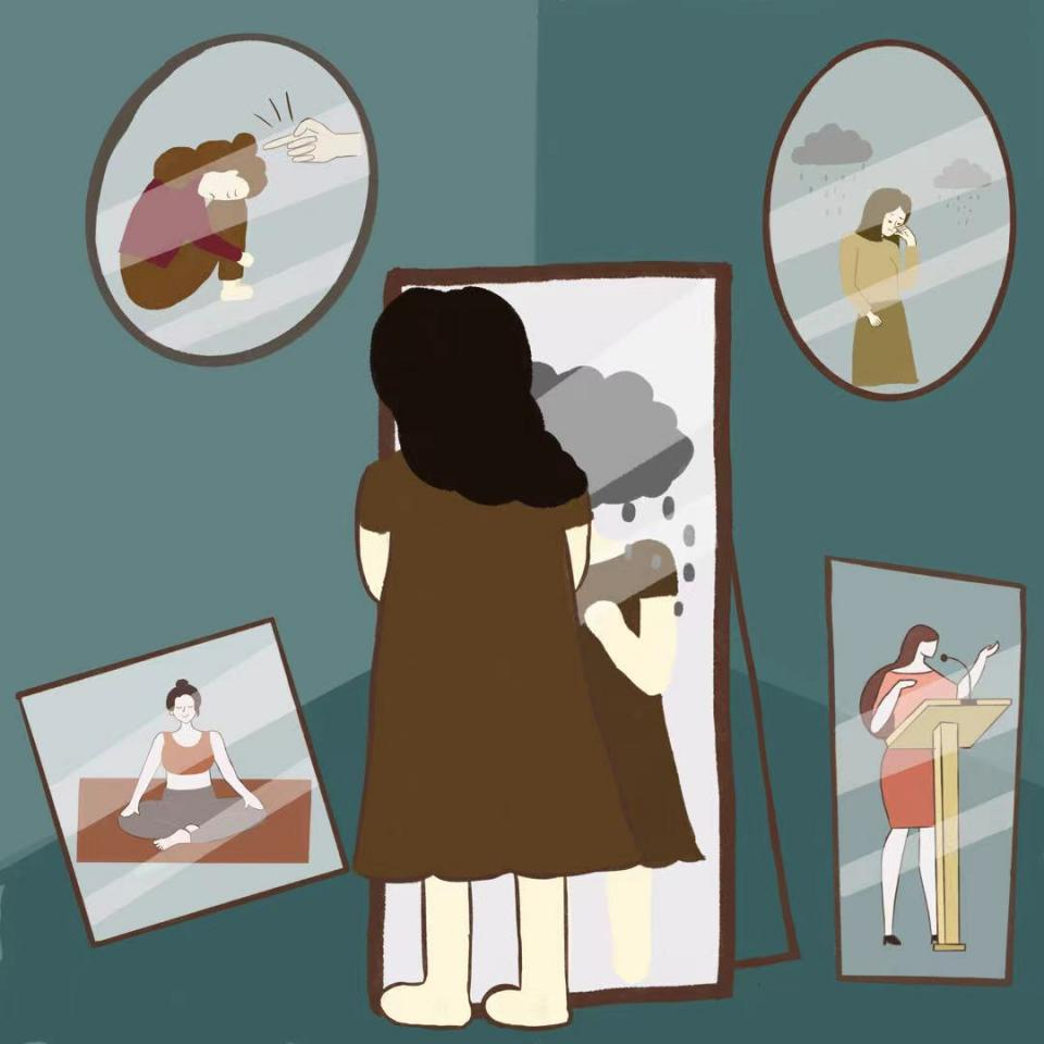 不要在别人的镜子里看自己