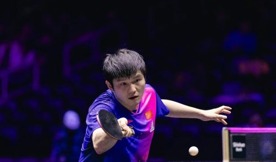 雨果没有樊振东那种想赢怕输的包袱,打球的时候很放的开