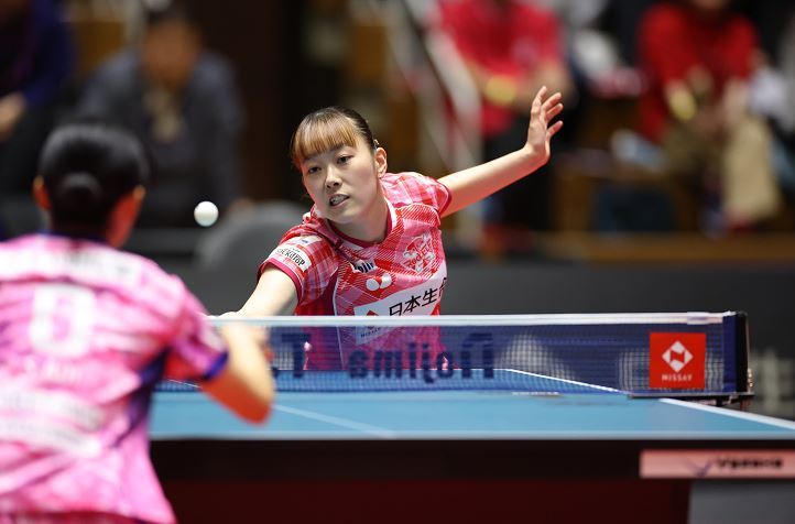 日本T聯賽：朱芊曦斬獲6連勝木原美悠難救主 日本生命3-1名古屋 - 