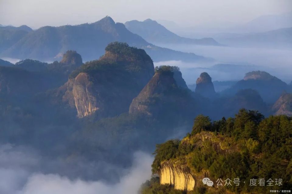 武夷山脉高度图片