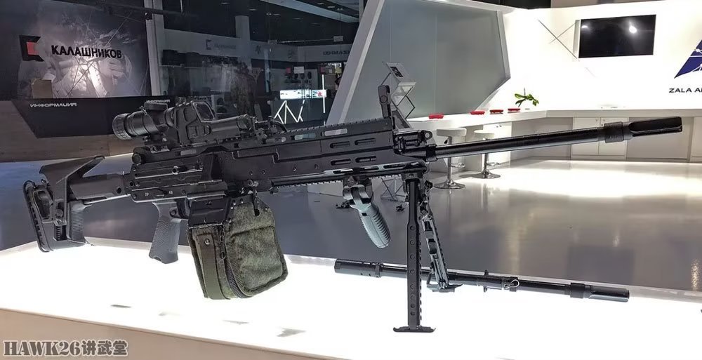 俄罗斯博主评价rpl20班用机枪抛弃枪族化概念采用西方设计概念