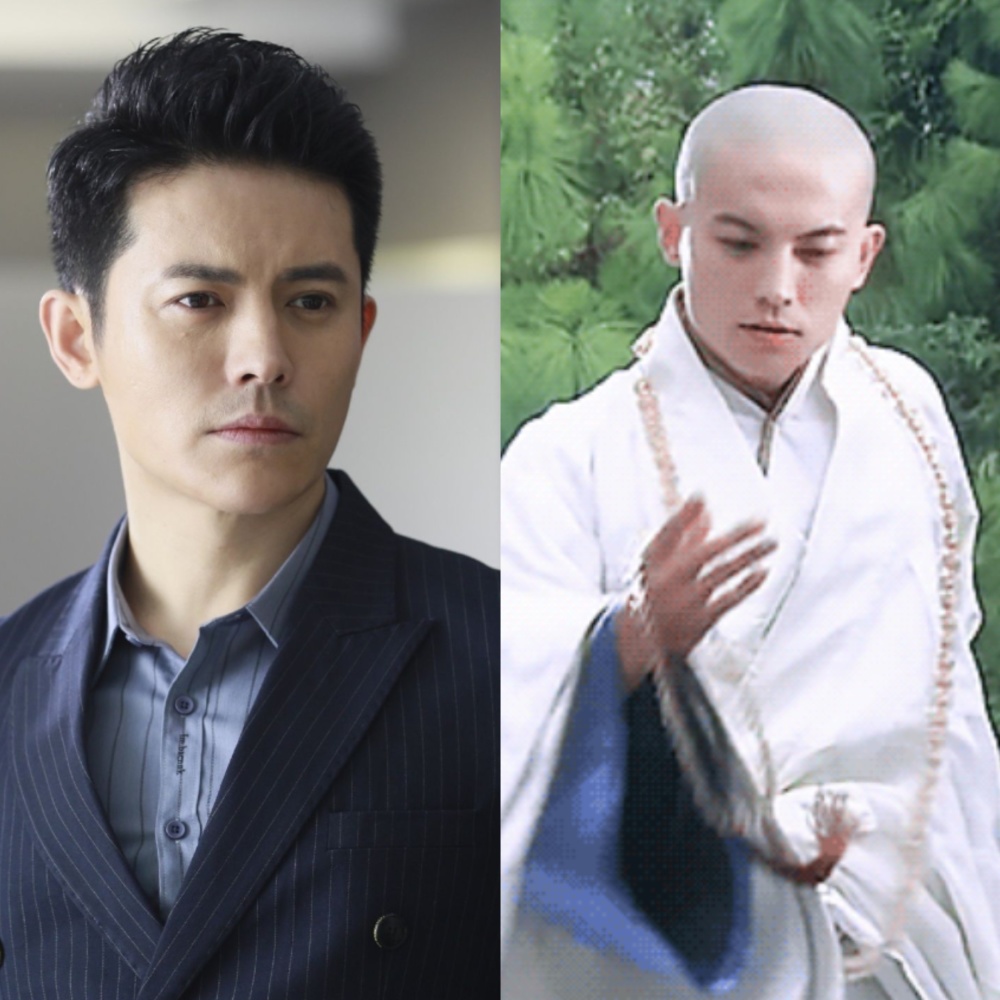 和崔鹏一样,赵文卓同样也是没头发比有头发的时候更帅,虽然他平时也