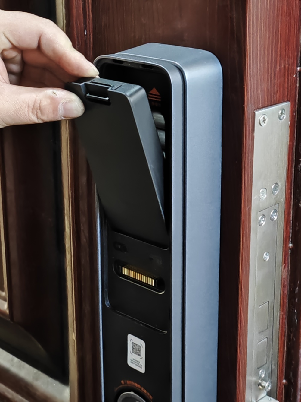 小米智能门锁m20大屏猫眼版体验