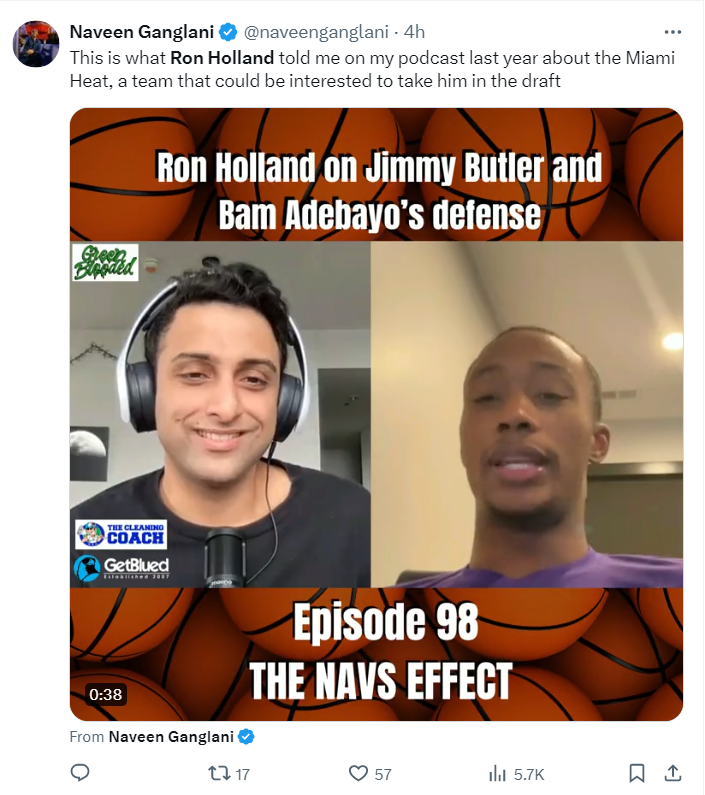 曝湖人试训霍兰德因选秀前景滑坡:大概率无缘乐透 身高臂展均缩水