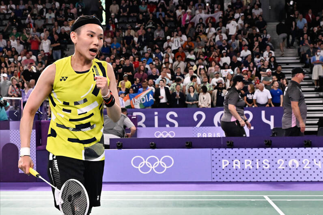 戴资颖赢得巴黎奥运会小组赛开门红,下一场强碰因达农