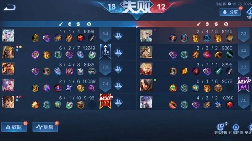 王者掉到钻石段位玩家排位三连跪直呼新赛季太难打了