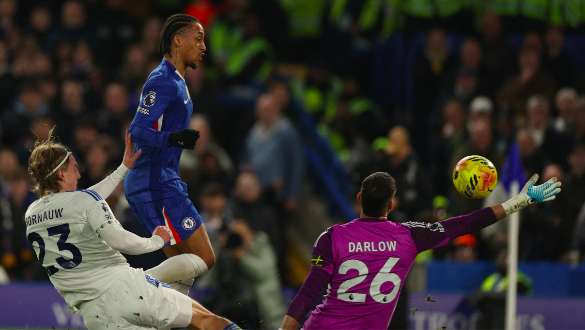 英超：切爾西兩球領先2-2利茲聯 佩德羅破門+造點 帕爾默傳射2場4球