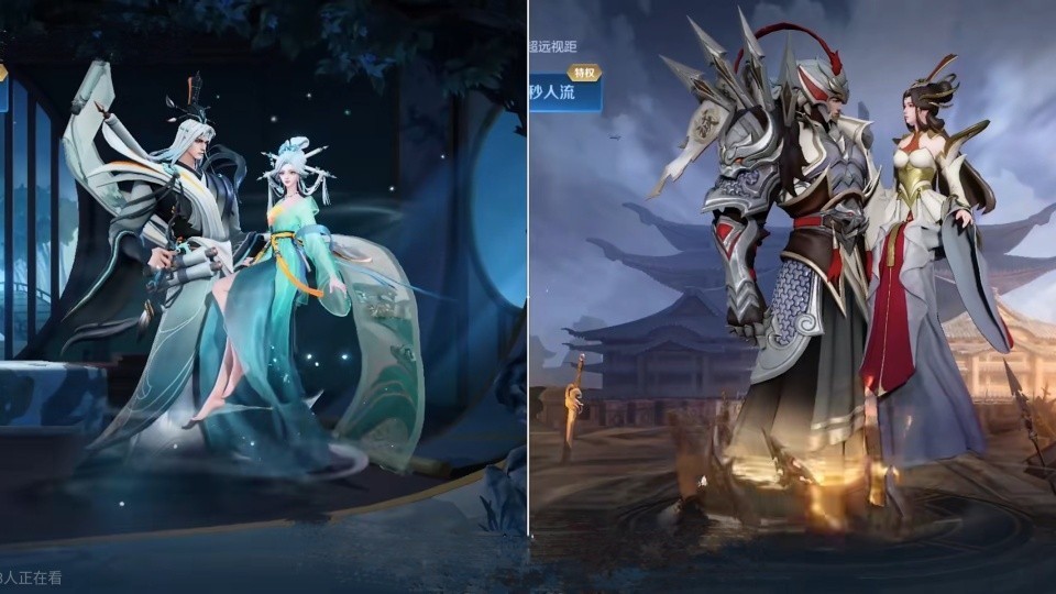 干将莫邪新皮肤上线,画中仙和久胜战神谁更胜一筹?