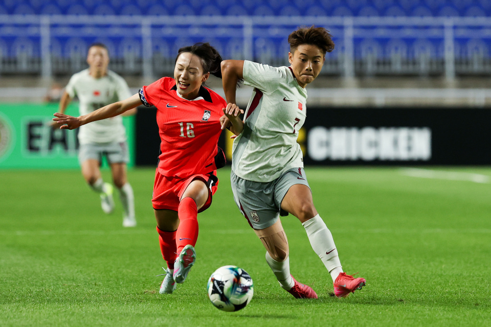 补时遭绝平！中国女足2-2韩国：姚伟传射+世界波，邵子钦建功
