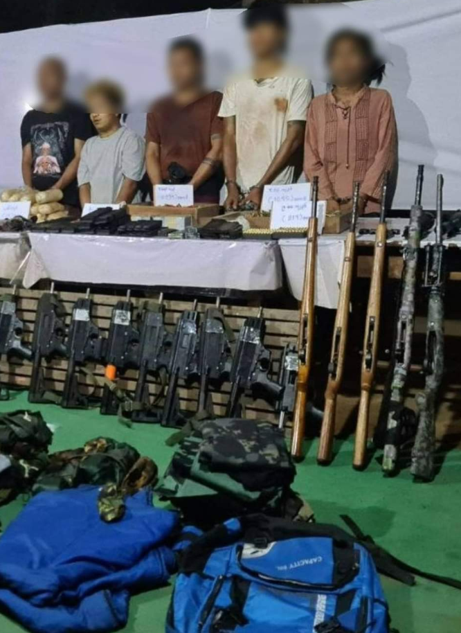 缅甸军方查获枪支弹药,手雷,炸弹等大批军火_腾讯新闻