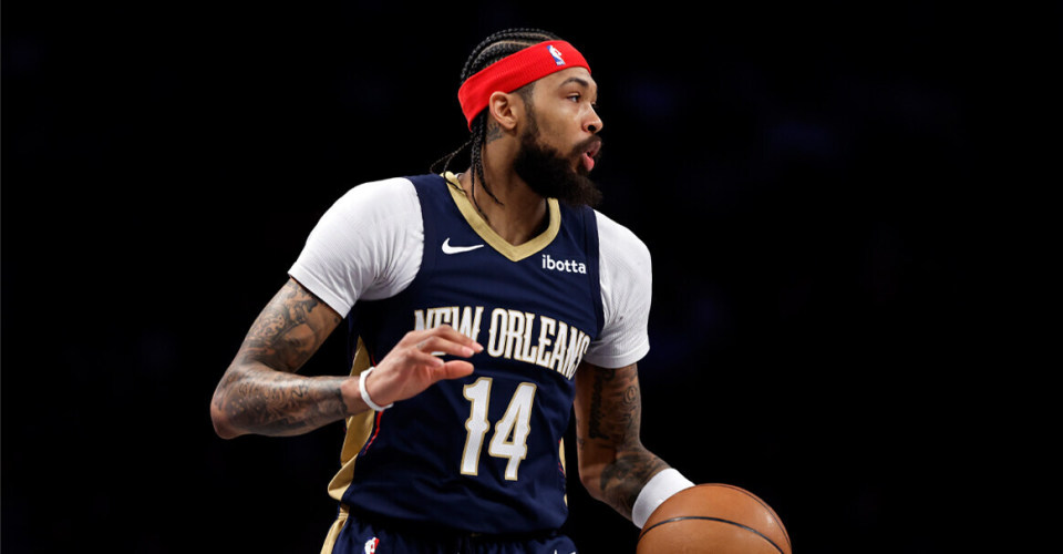 北京时间4月9日,据ta记者will guillory报道,鹈鹕球员布兰登-英格拉姆